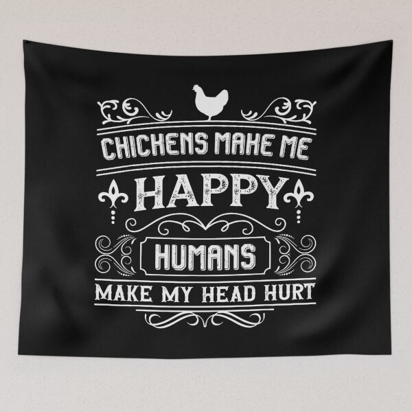 Item preview, Chickens Make Me Happy Funny Farm T-Shirt designed and sold by LashondaGreen89.