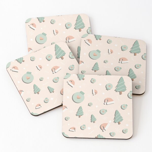 Item preview, Árboles y adornos navideños minimalistas - Bonita funda navideña para iPhone designed and sold by FestivityFinds.