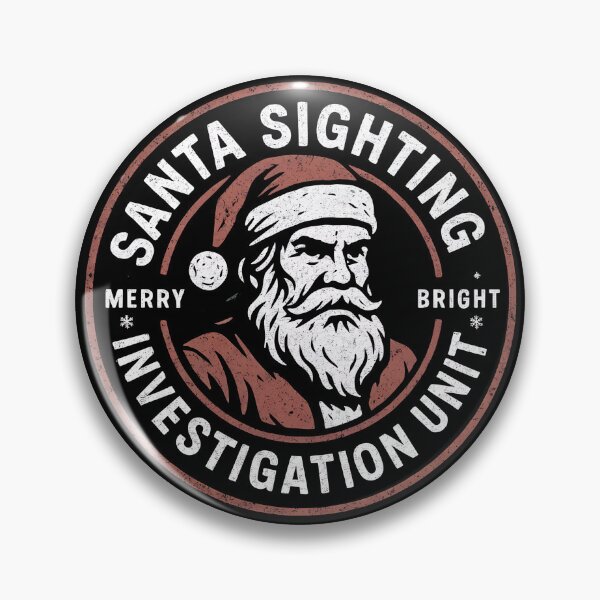 Item preview, Santa Sighting Investigation Unit Funny Christmas Gear designed and sold by DynamicDesign.