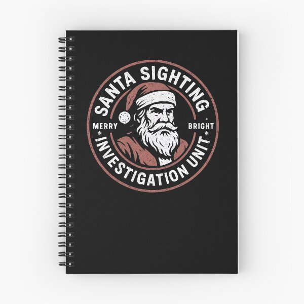 Item preview, Santa Sighting Investigation Unit Funny Christmas Gear designed and sold by DynamicDesign.