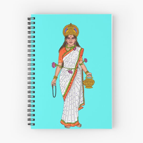 Item preview, Goddess Brahmacharini – Navdurga Second Form Divine Artwork designed and sold by Harshit_Digital_Arts.