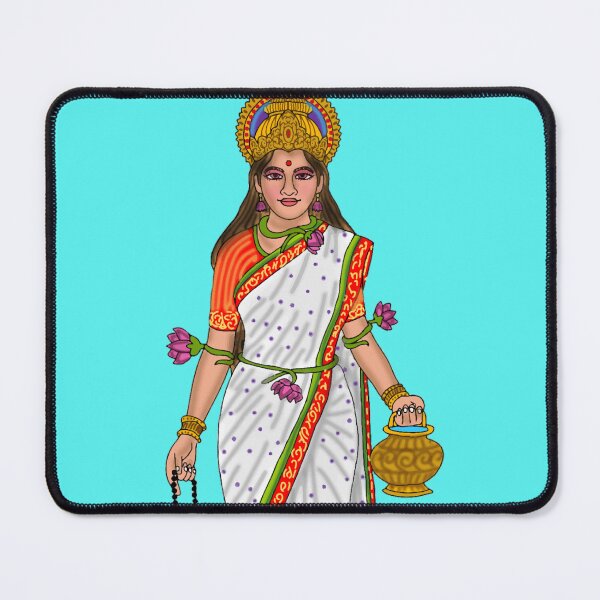 Item preview, Goddess Brahmacharini – Navdurga Second Form Divine Artwork designed and sold by Harshit_Digital_Arts.
