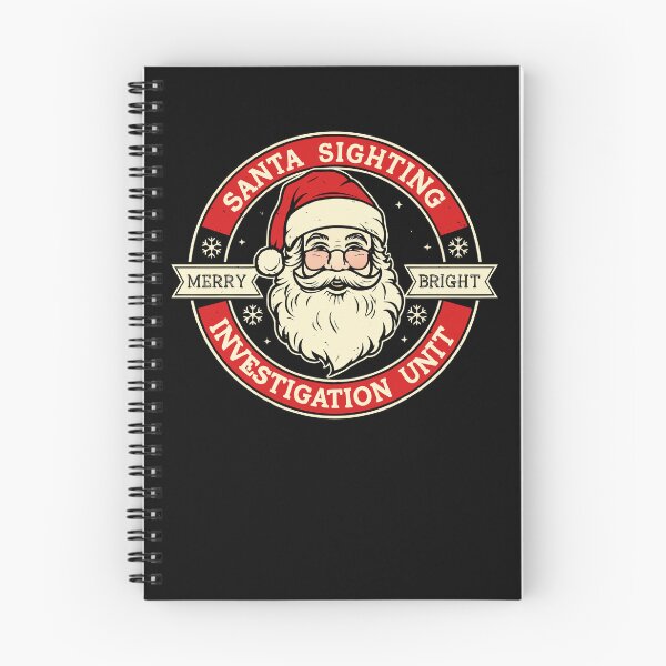 Item preview, Santa Sighting Investigation Unit Funny Christmas Gear designed and sold by DynamicDesign.