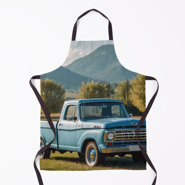 Item preview, Light Blue Morning, Vintage 1965 Ford Pickup with Mountain View designed and sold by BlareBlare.
