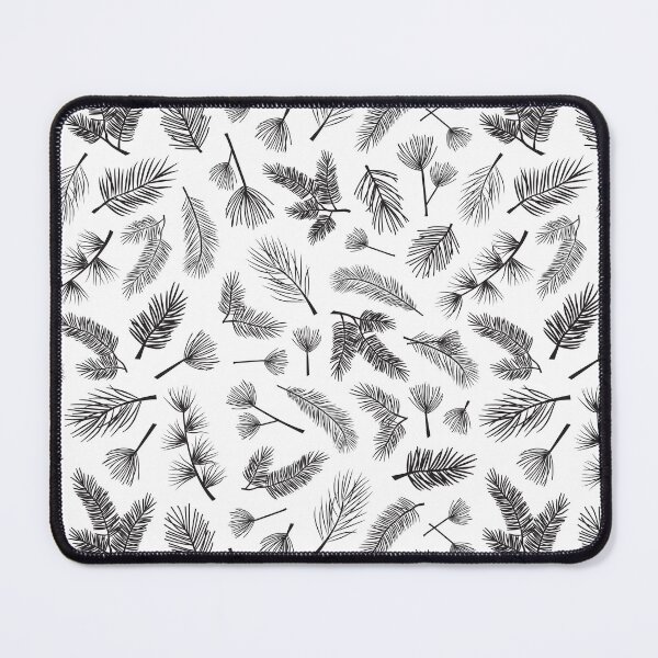 Item preview, Minimalist Black and White Pine Needle Pattern - Elegant Forest-Inspired iPhone Cover designed and sold by FestivityFinds.