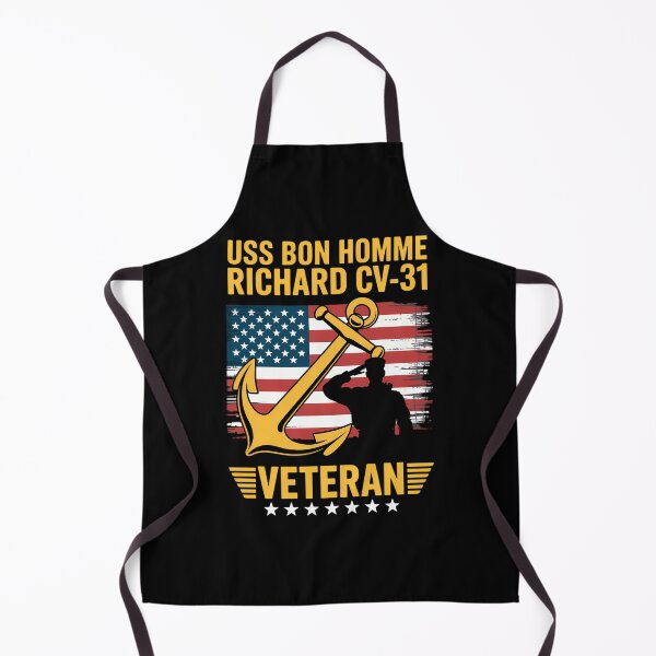 Item preview, USS Bon Homme Richard CV-31 Aircraft Carrier Veteran Flag designed and sold by PunkNation-Arts.