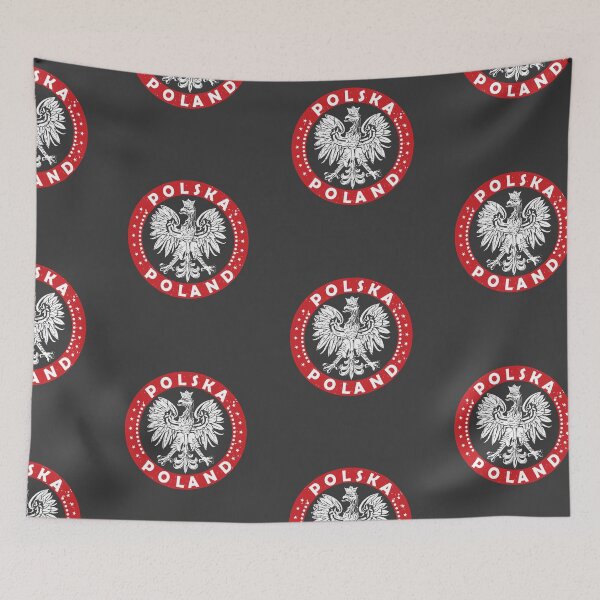 Item preview, Polska Poland Red Eagle Emblem – Distressed Polish Pride Heritage Design designed and sold by tronictees.
