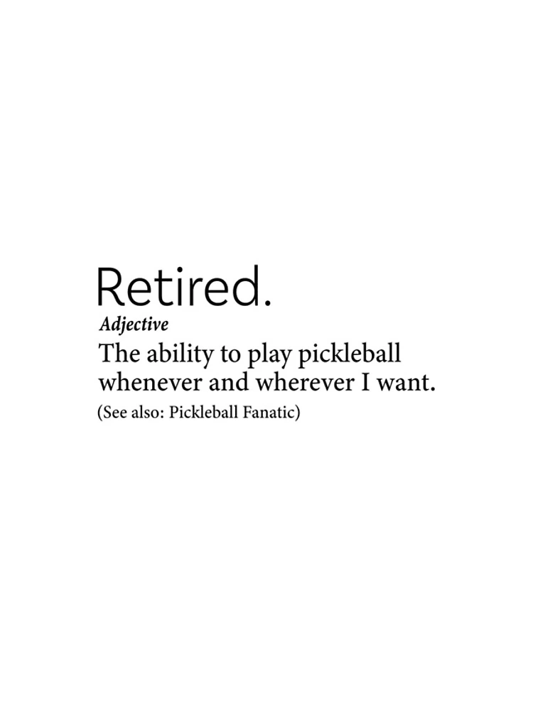 Thumbnail 4 of 4, iPhone Case, Retired Pickleball Definition designed and sold by RoderickStout.