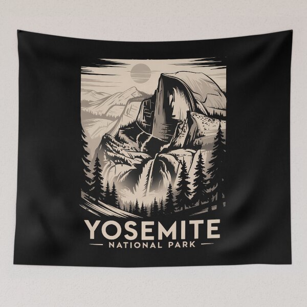 Item preview, Yosemite Half-Dome National Park designed and sold by PunkNation-Arts.