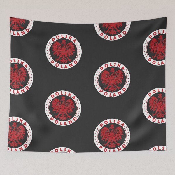Item preview, Polska Poland Red Eagle Emblem – Distressed Polish Pride Heritage Design designed and sold by tronictees.