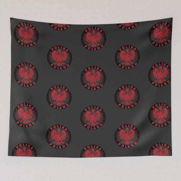 Item preview, Polska Poland Red Eagle Emblem – Distressed Polish Heritage Crest Design designed and sold by tronictees.