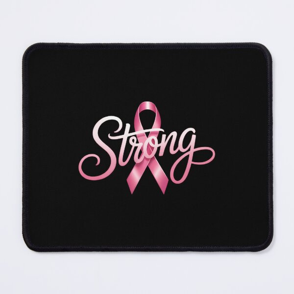 Item preview, Strong Joshua 1 9 Christian Faith Breast Cancer Awareness designed and sold by PunkNation-Arts.