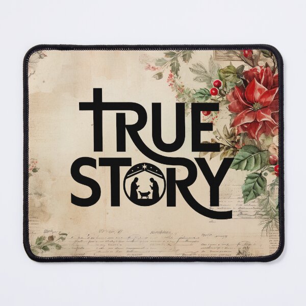 Item preview, True Story Nativity Scene John 3:16 Christian Christmas Design designed and sold by Luvjesus2.