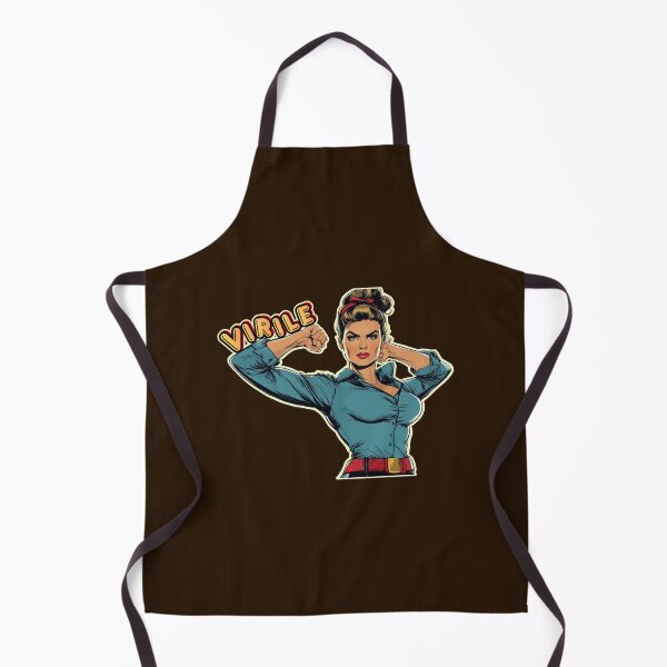 Item preview, VIRILE – Bold Feminine Power Pop Art Design | Strong Woman Statement designed and sold by Sofia Soul Art.