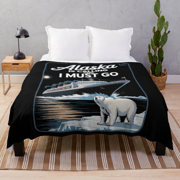 Item preview, Alaska is Calling and I Must Go designed and sold by ValerieRodrigue.