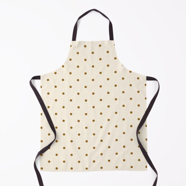 Item preview, Golden Brown & Ivory Polka Dot Pattern – Classic Retro Minimalist Vintage Style Design designed and sold by DaisyHouse.