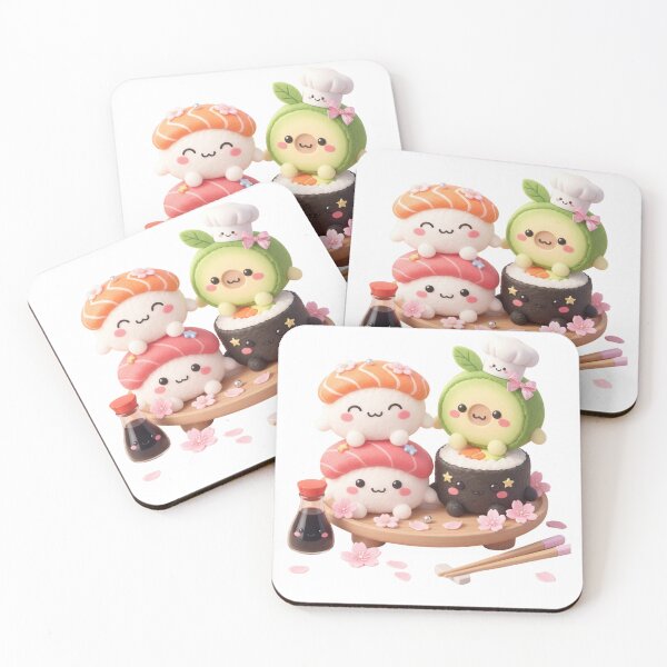 Item preview, Sushi Characters designed and sold by cool-vibess.