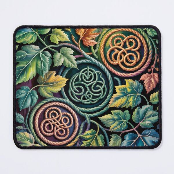Item preview, A surrealistic painting of intricate Celtic symbols. designed and sold by Lilashakti ⭐️ ⭐️ ⭐️ ⭐️ ⭐️.