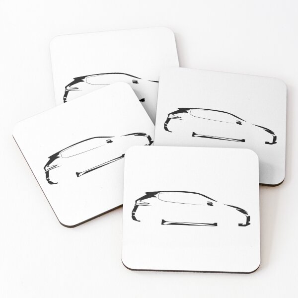 Item preview, Leaf ZE1 e+ Tekna (2020) Minimalist Car Silhouette (Black) designed and sold by FearnCreative.