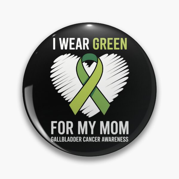 Item preview, I Wear Green For Gallbladder Cancer Awareness designed and sold by PunkNation-Arts.