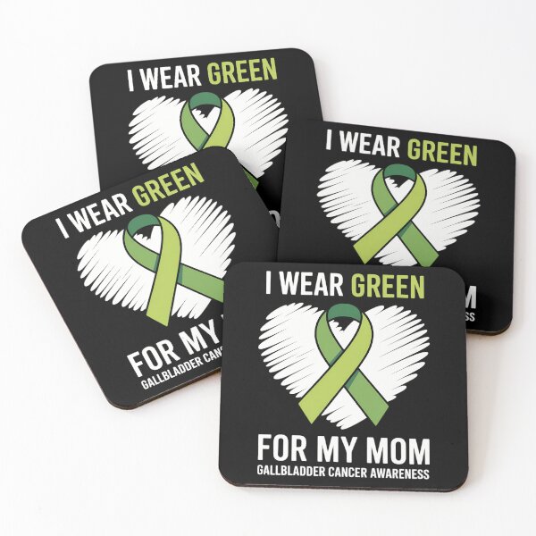 Item preview, I Wear Green For Gallbladder Cancer Awareness designed and sold by PunkNation-Arts.
