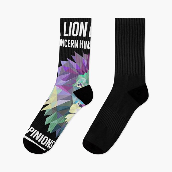 Item preview, Lion King Motivational Quote – A Lion Doesn’t Concern Himself With Sheep designed and sold by jimikoyallin.