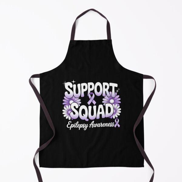 Item preview, Groovy Support Squad Epilepsy Awareness Purple Ribbon designed and sold by HellD3vil-Art.