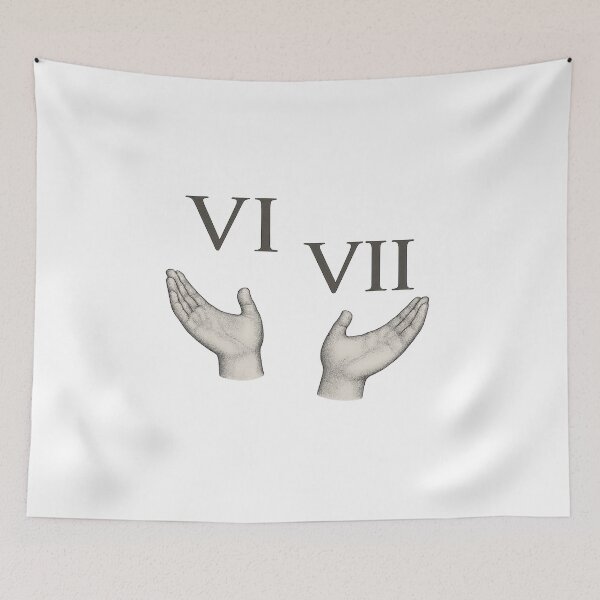Item preview, “6 7” in Roman Numerals designed and sold by KeechaTato.
