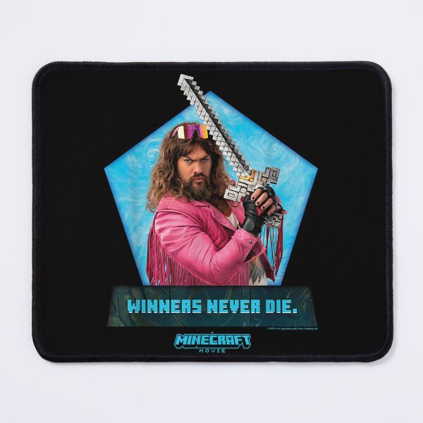 Item preview, Minecraft Winners Never Die – Epic Pixel Sword Gamer Motivation Design designed and sold by jimikoyallin.