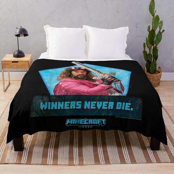 Item preview, Minecraft Winners Never Die – Epic Pixel Sword Gamer Motivation Design designed and sold by jimikoyallin.