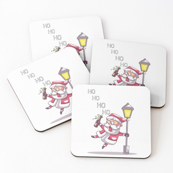 Item preview, Ho Ho Hold My Beer | Funny Drunk Santa Claus Party Cartoon designed and sold by lojadpop.