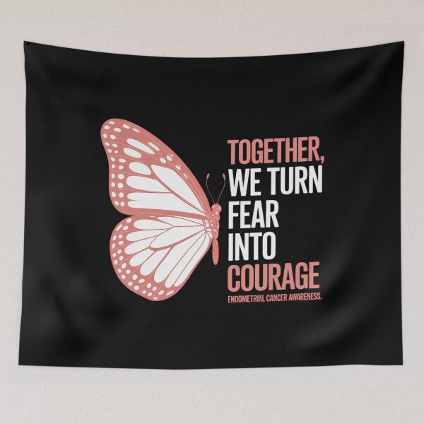 Item preview, Endometrial Cancer Awareness Peach Ribbon  designed and sold by Moon-Ape.