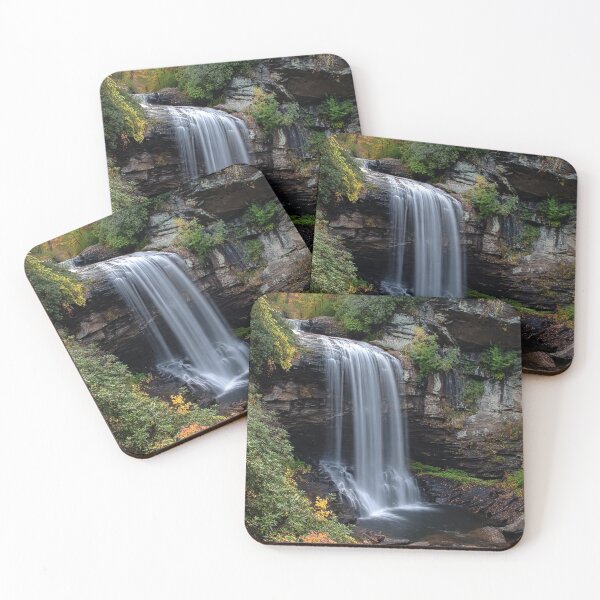 Item preview, Tranquil Forest Waterfall in Autumn designed and sold by Savannah Gibbs.