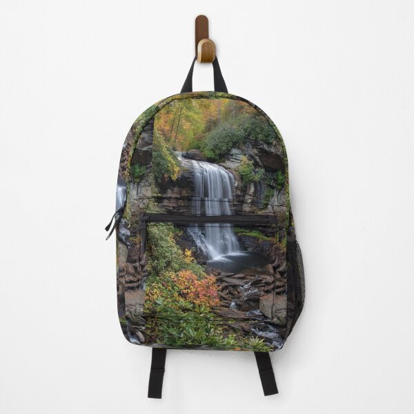 Item preview, Tranquil Forest Waterfall in Autumn designed and sold by Savannah Gibbs.