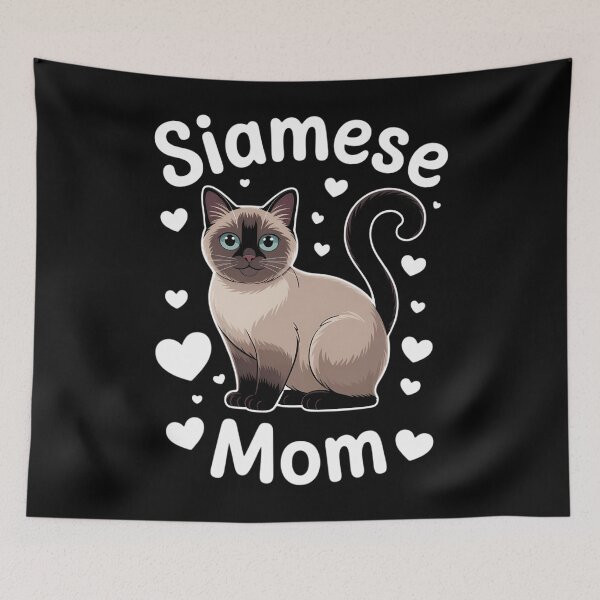 Item preview, Siamese Cat Mom Mummy Mama Mum Mommy Mother's Day Mother designed and sold by Moon-Ape.