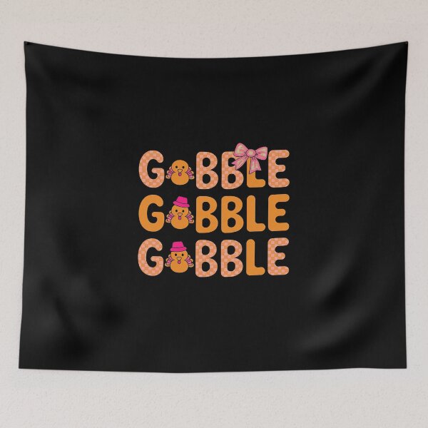 Item preview, Cute Gobble Gobble Turkey Pilgrim Thanksgiving Men Women designed and sold by VasilisLamArt.