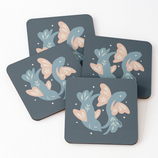 Item preview, Papil Twin Koi Harmony Minimal Design designed and sold by Papil Clothing.