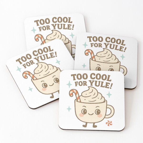 Item preview, Peppermint Mocha "Too Cool for Yule!" designed and sold by WhiteWolfe0127.