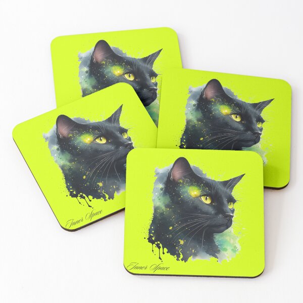 Item preview, Black Cat Inner Space Universe Design designed and sold by Naturich.