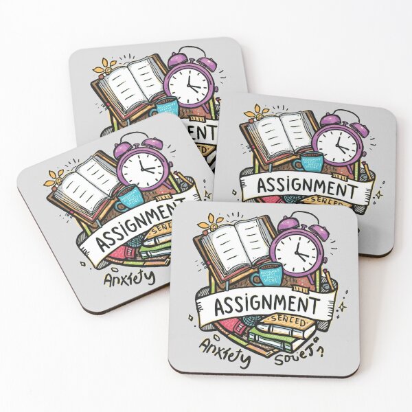 Item preview, Assignment Anxiety Society (Funny Student Doodle) | Funny Student Stress Doodle, College Life Anxiety designed and sold by ConfuseLab Shop.
