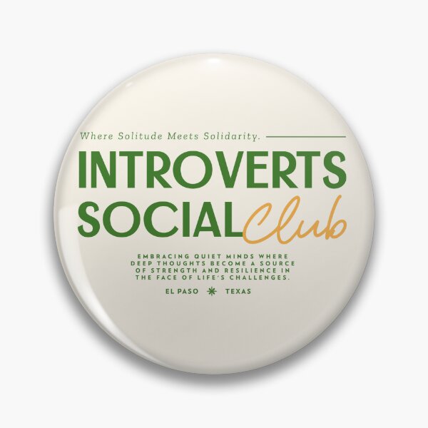 Item preview, Introvert Social Club designed and sold by The Cozy Cauldron.