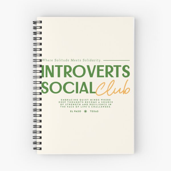 Item preview, Introvert Social Club designed and sold by The Cozy Cauldron.