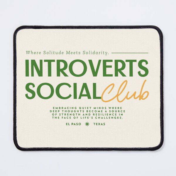 Item preview, Introvert Social Club designed and sold by The Cozy Cauldron.