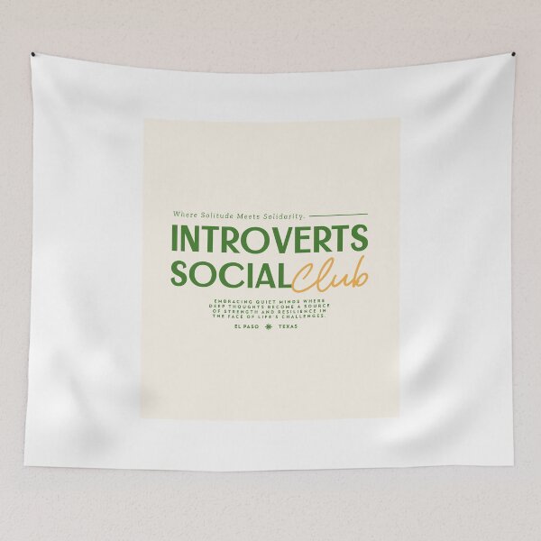 Item preview, Introvert Social Club designed and sold by The Cozy Cauldron.