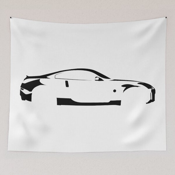 Item preview, 350Z Z33 Track Minimalist Car Silhouette (Black) designed and sold by FearnCreative.