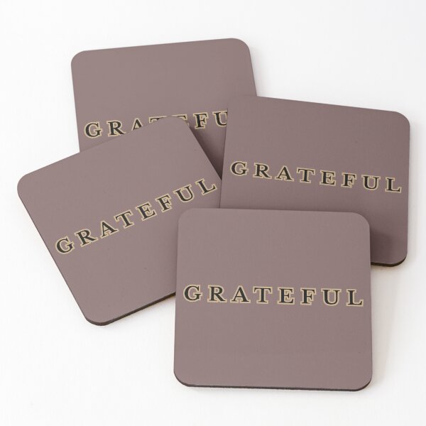 Item preview, GRATEFUL - minimalist for elegant men's - gratitude from heart designed and sold by RISE Creations.