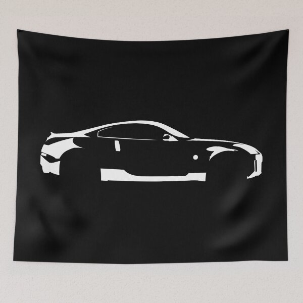 Item preview, 350Z Z33 Track Minimalist Car Silhouette (White) designed and sold by FearnCreative.