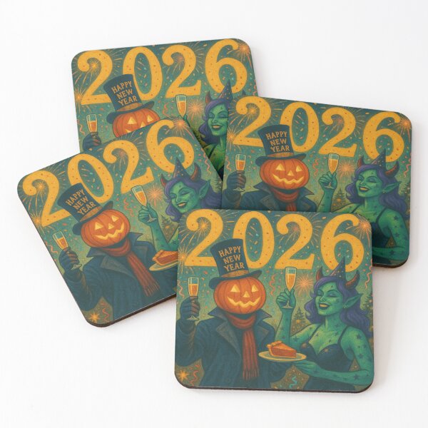 Item preview, Headless Horseman 2026: Happy New Year Celebration with Demon Girl Fantasy Art designed and sold by TheHorsemanRidesAgain.