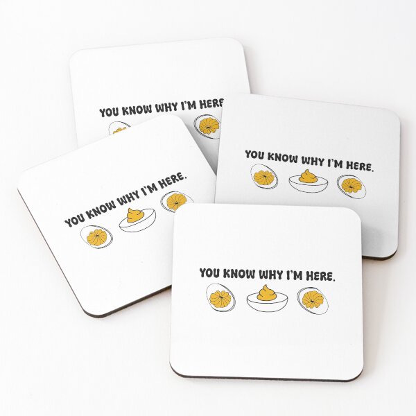 Item preview, You Know Why I'm Here, Funny Thansgiving, Thanksgiving Dinner, Deviled Egg, Thanksgiving Gift  designed and sold by Shop-Cardinalch.