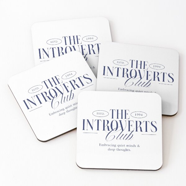 Item preview, The Introverts Club designed and sold by The Cozy Cauldron.